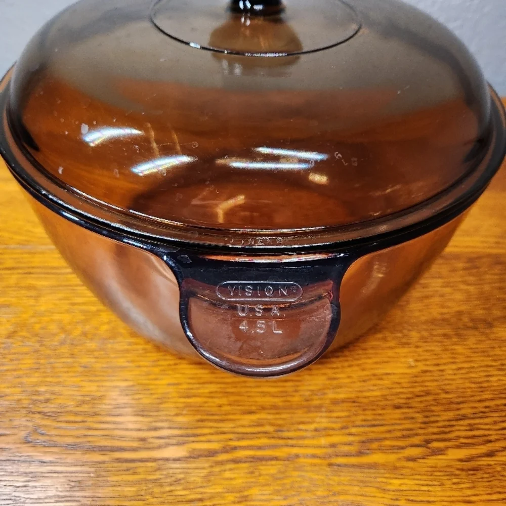 Corning visions 4.5 L Amber dutch oven